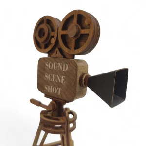 دوربین چوبی پایه دار تزئینی کد WD6274