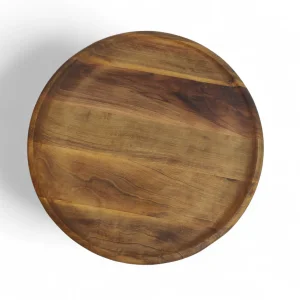 شیرین خوری گرد پایه دار چوبی در چند سایز کد WD6275