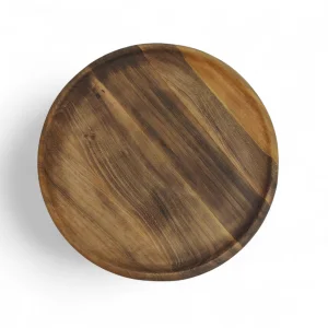 شیرین خوری گرد پایه دار چوبی در چند سایز کد WD6275