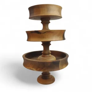 میوه خوری پایه دار چوبی در چند سایز کد WD6277