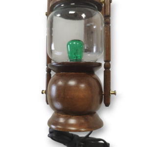 فانوس (آباژور) چوبی قدیمی برقی کد WD6293