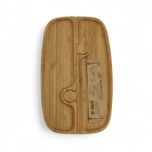 سرو چوبی مستطیل دو تکه پازلی کد WD6289