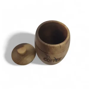 بانکه چوبی قهوه طرح بشکه کد WD6299