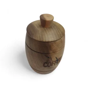 بانکه چوبی قهوه طرح بشکه کد WD6299