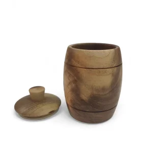 بانکه چوبی قهوه طرح بشکه کد WD6299