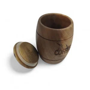 بانکه چوبی قهوه طرح بشکه کد WD6299