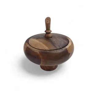 شکلات خوری چوبی پایه دار قطر 15 کد WD6302