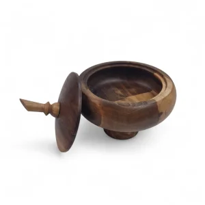 شکلات خوری چوبی پایه دار قطر 15 کد WD6302