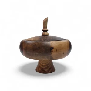 شکلات خوری چوبی پایه دار قطر 15 کد WD6302