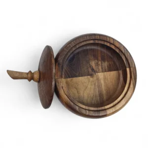 شکلات خوری چوبی پایه دار قطر 15 کد WD6302