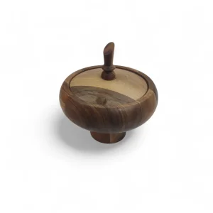 شکلات خوری چوبی پایه دار قطر 15 کد WD6302