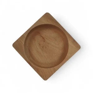 پیاله چوبی مربع کد WD6303