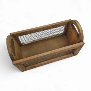 سبد چوبی فنس دار کد WD6316