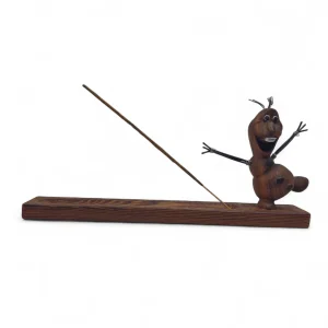 جا عودی چوبی طرح آدم برفی کد WD6317