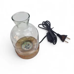 آباژور شیشه ای طرح گلدان کد WD6319