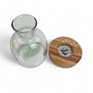 آباژور شیشه ای طرح گلدان کد WD6319