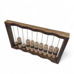 چرتکه دکوری چوبی کد WD6321