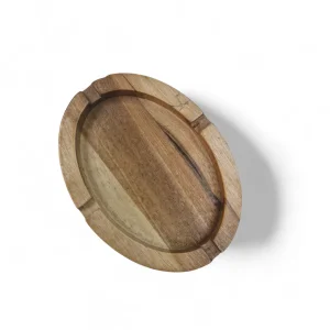 زیرسیگاری چوبی طرح بیضی کد WD6326