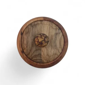 قندان چوبی رگه دار کد WD6328