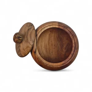 قندان چوبی رگه دار کد WD6328