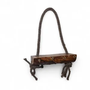 جاکلیدی دیواری چوبی روستیک کد WD6331