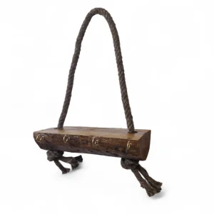 جاکلیدی دیواری چوبی روستیک کد WD6331