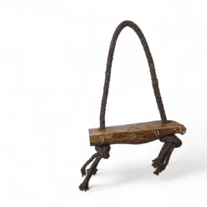 جاکلیدی دیواری چوبی روستیک کد WD6331