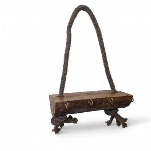 جاکلیدی دیواری چوبی روستیک کد WD6331