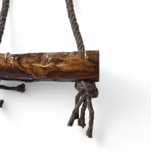 جاکلیدی دیواری چوبی روستیک کد WD6331