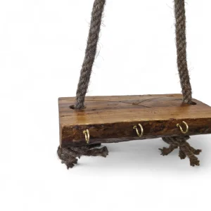 جاکلیدی دیواری چوبی روستیک کد WD6331