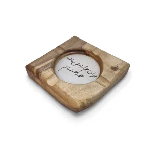 زیرسیگاری چوب و رزین کد WD6341