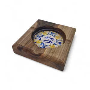 زیرسیگاری چوب و رزین کد WD6341