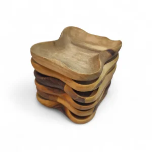 پیش دستی چوبی مربع دفرمه کد WD6343