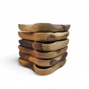 پیش دستی چوبی مربع دفرمه کد WD6343