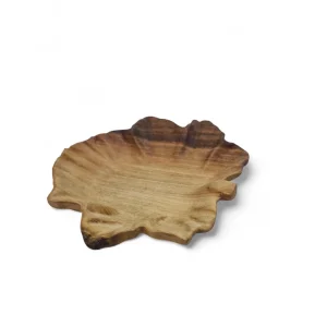 پیاله چوبی طرح برگ خزان کد WD6345