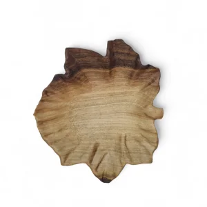 پیاله چوبی طرح برگ خزان کد WD6345