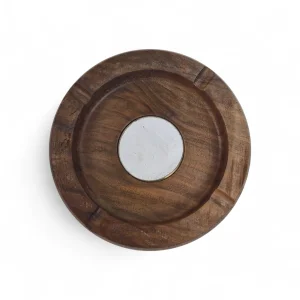 زیر سیگاری چوبی گرد آهن دار کد WD6346