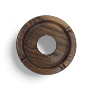 زیر سیگاری چوبی گرد آهن دار کد WD6346