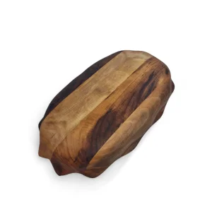 دیس چوبی منبت گل دار کد WD6348