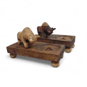 جاعودی چوبی طرح گاومیش کد WD6350