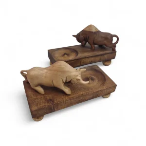 جاعودی چوبی طرح گاومیش کد WD6350