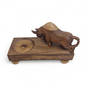 جاعودی چوبی طرح گاومیش کد WD6350