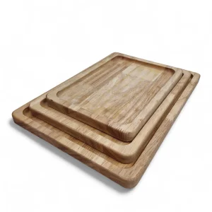 ست سینی چوبی سه تایی بدون دسته کد WD6374