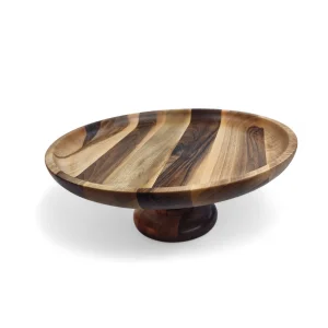 شیرینی خوری چوبی پایه دار گرد کد WD6355