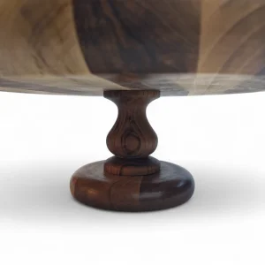 شیرینی خوری چوبی پایه دار گرد کد WD6355