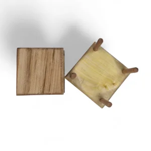 زیر لیوانی چوبی 4 تایی با استند کد WD6357