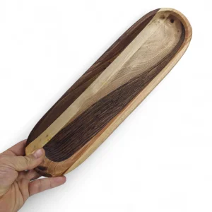 رولت خوری چوبی بیضی کد WD6358