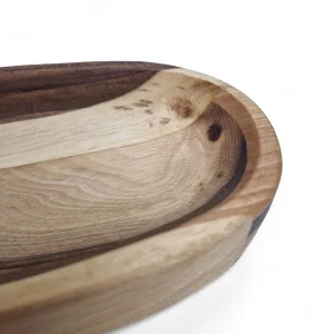 رولت خوری چوبی بیضی کد WD6358