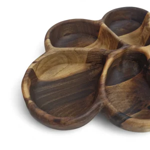 اردو خوری چوبی طرح زنبق کد WD6361