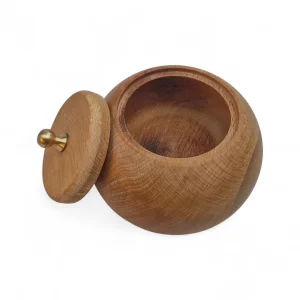 شکلات خوری چوبی در دار دسته برنجی کد WD6373